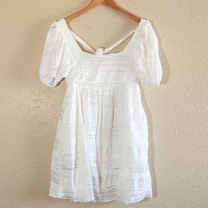 JACQUIE The Lebel White Midi Dress